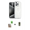 MARSİLYAN™- iPhone 16 Pro Max Kılıf Nova Asil Prime - Siyah Joko Magic 5D Hayalet Cam + Raze Metal Kamera Lens - CLTM