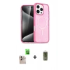 MARSİLYAN™- iPhone 16 Pro Max Kılıf Nova Asil Prime - Siyah Joko Magic 5D Hayalet Cam + Raze Metal Kamera Lens - NLGY