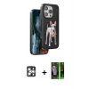 MARSİLYAN™- iPhone 16 Pro Max Kılıf Nova Form Koleksiyonu - Şeffaf 360 Full Body Arka Koruyucu + PVD Metal Kamera Lens - GS