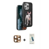 MARSİLYAN™- iPhone 16 Pro Max Kılıf Nova Form Koleksiyonu - Şeffaf Pasifik Cam Ekran Koruyucu + Pers Alüminyum Kamera Lens - CLTM