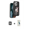 MARSİLYAN™- iPhone 16 Pro Max Kılıf Nova Form Koleksiyonu - Şeffaf Pasifik Cam Ekran Koruyucu + PVD Metal Kamera Lens - SH