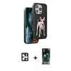 MARSİLYAN™- iPhone 16 Pro Max Kılıf Nova Form Koleksiyonu - Siyah 360 Mat Full Body Arka Koruyucu + PVD Metal Kamera Lens - GS