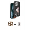 MARSİLYAN™- iPhone 16 Pro Max Kılıf Nova Form Koleksiyonu - Siyah Bilvis 3D Cam Ekran Koruyucu + Pers Alüminyum Kamera Lens - CLTM