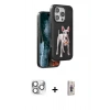 MARSİLYAN™- iPhone 16 Pro Max Kılıf Nova Form Koleksiyonu - Siyah Bilvis 3D Cam Ekran Koruyucu + Pers Alüminyum Kamera Lens - GS