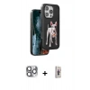 MARSİLYAN™- iPhone 16 Pro Max Kılıf Nova Form Koleksiyonu - Siyah Bilvis 3D Cam Ekran Koruyucu + Pers Alüminyum Kamera Lens - GI