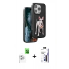 MARSİLYAN™- iPhone 16 Pro Max Kılıf Nova Form Koleksiyonu - Siyah Bilvis 3X AR Hayalet Cam Ekran Koruyucu + Raze Metal Kamera Lens - BZ