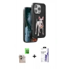 MARSİLYAN™- iPhone 16 Pro Max Kılıf Nova Form Koleksiyonu - Siyah Bilvis 3X AR HD Cam Ekran Koruyucu + Raze Metal Kamera Lens - NLGY