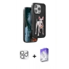 MARSİLYAN™- iPhone 16 Pro Max Kılıf Nova Form Koleksiyonu - Siyah Bilvis 5in1 3D Magic Cam Ekran Koruyucu + Pers Alüminyum Kamera Lens - GS