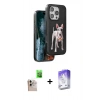 MARSİLYAN™- iPhone 16 Pro Max Kılıf Nova Form Koleksiyonu - Siyah Bilvis 5in1 3D Magic Cam Ekran Koruyucu + Raze Metal Kamera Lens - NLGY
