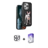 MARSİLYAN™- iPhone 16 Pro Max Kılıf Nova Form Koleksiyonu - Siyah Bilvis 5in1 3D Magic Cam Ekran Koruyucu + Pers Alüminyum Kamera Lens - GI