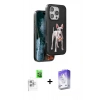 MARSİLYAN™- iPhone 16 Pro Max Kılıf Nova Form Koleksiyonu - Siyah Bilvis 5in1 3D Magic Cam Ekran Koruyucu + Raze Metal Kamera Lens - BZ