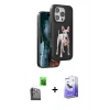 MARSİLYAN™- iPhone 16 Pro Max Kılıf Nova Form Koleksiyonu - Siyah Bilvis 5in1 5D Magic Hayalet Cam Ekran Koruyucu + Siyah Raze Metal Kamera Lens