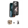 MARSİLYAN™- iPhone 16 Pro Max Kılıf Nova Form Koleksiyonu - Siyah Bilvis Hayalet Cam Ekran Koruyucu + Pers Alüminyum Kamera Lens - CLTM