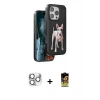 MARSİLYAN™- iPhone 16 Pro Max Kılıf Nova Form Koleksiyonu - Siyah Buffer Cam Ekran Koruyucu + Pers Alüminyum Kamera Lens - GS