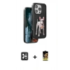MARSİLYAN™- iPhone 16 Pro Max Kılıf Nova Form Koleksiyonu - Siyah Buffer Cam Ekran Koruyucu + PVD Metal Kamera Lens - SH
