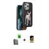 MARSİLYAN™- iPhone 16 Pro Max Kılıf Nova Form Koleksiyonu - Siyah Buffer Cam Ekran Koruyucu + Raze Metal Kamera Lens - SH