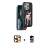 MARSİLYAN™- iPhone 16 Pro Max Kılıf Nova Form Koleksiyonu - Siyah Buffer Hayalet Cam Ekran Koruyucu + Pers Alüminyum Kamera Lens - CLTM