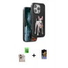MARSİLYAN™- iPhone 16 Pro Max Kılıf Nova Form Koleksiyonu - Siyah Buffer Hayalet Cam Ekran Koruyucu + Natural Grey Raze Metal Kamera Lens