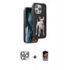 MARSİLYAN™- iPhone 16 Pro Max Kılıf Nova Form Koleksiyonu - Siyah Buffer Hayalet Cam Ekran Koruyucu + Pers Alüminyum Kamera Lens - GI
