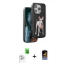 MARSİLYAN™- iPhone 16 Pro Max Kılıf Nova Form Koleksiyonu - Siyah Buffer Hayalet Cam Ekran Koruyucu + Raze Metal Kamera Lens - BZ
