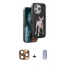 MARSİLYAN™- iPhone 16 Pro Max Kılıf Nova Form Koleksiyonu - Siyah Joko Magic 5D Cam + Çöl Titanyum Pers Alüminyum Kamera Lens