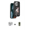 MARSİLYAN™- iPhone 16 Pro Max Kılıf Nova Form Koleksiyonu - Siyah Joko Magic 5D Hayalet Cam + Pers Alüminyum Kamera Lens - GS