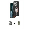 MARSİLYAN™- iPhone 16 Pro Max Kılıf Nova Form Koleksiyonu - Siyah Joko Magic 5D Hayalet Cam + PVD Metal Kamera Lens - GS