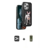 MARSİLYAN™- iPhone 16 Pro Max Kılıf Nova Form Koleksiyonu - Siyah Joko Magic 5D Hayalet Cam + PVD Metal Kamera Lens - SH