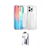 MARSİLYAN™- iPhone 16 Pro Max Kılıf Nova Işık Koleksiyonu - Siyah Bilvis 3X AR Hayalet Cam Ekran Koruyucu