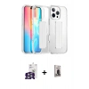 MARSİLYAN™- iPhone 16 Pro Max Kılıf Nova Işık Koleksiyonu - Siyah Bilvis Hayalet Cam Ekran Koruyucu + Bilvis Titan Kamera Lens - GS
