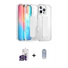 MARSİLYAN™- iPhone 16 Pro Max Kılıf Nova Işık Koleksiyonu - Siyah Joko Magic 5D Cam + Bilvis Titan Kamera Lens - SH