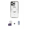 MARSİLYAN™- iPhone 16 Pro Max Kılıf Nova Işık Özel Seri - Siyah Joko Magic 5D Cam + Bilvis Titan Kamera Lens - GS