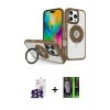 MARSİLYAN™- iPhone 16 Pro Max Kılıf Nova Minimal Serisi - Şeffaf 360 Full Body Arka Koruyucu + Bilvis Titan Kamera Lens - SH