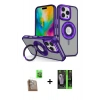 MARSİLYAN™- iPhone 16 Pro Max Kılıf Nova Minimal Serisi - Şeffaf 360 Full Body Arka Koruyucu + Raze Metal Kamera Lens - CLTM
