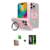 MARSİLYAN™- iPhone 16 Pro Max Kılıf Nova Minimal Serisi - Şeffaf 360 Full Body Arka Koruyucu + Raze Metal Kamera Lens - CLTM