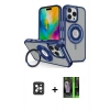MARSİLYAN™- iPhone 16 Pro Max Kılıf Nova Minimal Serisi - Şeffaf 360 Full Body Arka Koruyucu + PVD Metal Kamera Lens - SH