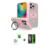 MARSİLYAN™- iPhone 16 Pro Max Kılıf Nova Minimal Serisi - Şeffaf 360 Full Body Arka Koruyucu + Raze Metal Kamera Lens - BZ