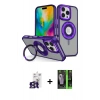MARSİLYAN™- iPhone 16 Pro Max Kılıf Nova Minimal Serisi - Şeffaf 360 Full Body Arka Koruyucu + Bilvis Titan Kamera Lens - TMGI