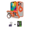 MARSİLYAN™- iPhone 16 Pro Max Kılıf Nova Minimal Serisi - Şeffaf 360 Full Body Arka Koruyucu + Bilvis Titan Kamera Lens - TMGI