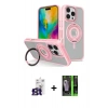MARSİLYAN™- iPhone 16 Pro Max Kılıf Nova Minimal Serisi - Şeffaf 360 Full Body Arka Koruyucu + Bilvis Titan Kamera Lens - TMGI