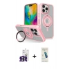 MARSİLYAN™- iPhone 16 Pro Max Kılıf Nova Minimal Serisi - Şeffaf Pasifik Cam Ekran Koruyucu + Bilvis Titan Kamera Lens - SH