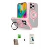 MARSİLYAN™- iPhone 16 Pro Max Kılıf Nova Minimal Serisi - Şeffaf Pasifik Cam Ekran Koruyucu + Raze Metal Kamera Lens - CLTM