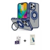 MARSİLYAN™- iPhone 16 Pro Max Kılıf Nova Minimal Serisi - Şeffaf Pasifik Cam Ekran Koruyucu + Bilvis Titan Kamera Lens - TMGI