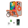 MARSİLYAN™- iPhone 16 Pro Max Kılıf Nova Minimal Serisi - Siyah 360 Mat Full Body Arka Koruyucu + Raze Metal Kamera Lens - BZ