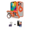MARSİLYAN™- iPhone 16 Pro Max Kılıf Nova Minimal Serisi - Siyah 3D Antistatik Mat Seramik Nano Ekran Koruyucu + Bilvis Titan Kamera Lens - TMGI