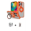MARSİLYAN™- iPhone 16 Pro Max Kılıf Nova Minimal Serisi - Siyah Bilvis 3D Cam Ekran Koruyucu + Pers Alüminyum Kamera Lens - GS