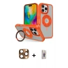 MARSİLYAN™- iPhone 16 Pro Max Kılıf Nova Minimal Serisi - Siyah Bilvis 3D Cam Ekran Koruyucu + Pers Alüminyum Kamera Lens - CLTM