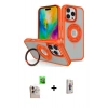 MARSİLYAN™- iPhone 16 Pro Max Kılıf Nova Minimal Serisi - Siyah Bilvis 3D Cam Ekran Koruyucu + Raze Metal Kamera Lens - NLGY