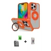 MARSİLYAN™- iPhone 16 Pro Max Kılıf Nova Minimal Serisi - Siyah Bilvis 3D Cam Ekran Koruyucu + Raze Metal Kamera Lens - SH