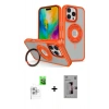 MARSİLYAN™- iPhone 16 Pro Max Kılıf Nova Minimal Serisi - Siyah Bilvis 3D Mat Cam Ekran Koruyucu + Raze Metal Kamera Lens - BZ
